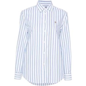 Ralph Lauren, Dames, Blouses & Shirts, Wit, Maat: 2XS Katoen,