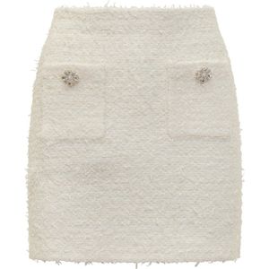 Self Portrait, Dames, Rokken, Beige, Maat: XS