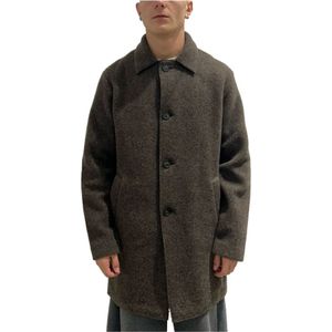 Rayne 1896, Heren, Mantels, Bruin, Maat: XL Wol,