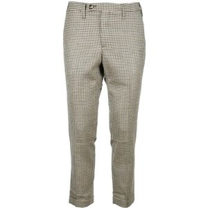 Michael Coal, Heren, Broeken, Veelkleurig, Maat: W32 Wol,