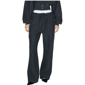 Alexander Wang, Dames, Broeken, Zwart, Maat: S Katoen,