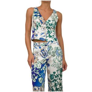 Marella, Dames, Tops, Veelkleurig, Maat: S Viscose,