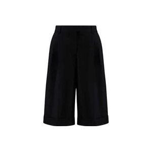 Moncler Lange korte broek , Black , Dames , Maat: 2XS