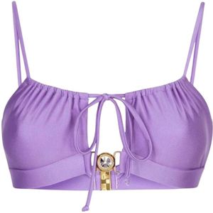 Chiara Ferragni Collection, Dames, Badkleding, Paars, Maat: S Polyamide,