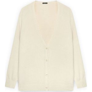 Fiorella Rubino, Dames, Truien, Wit, Maat: Xs/S Nylon,