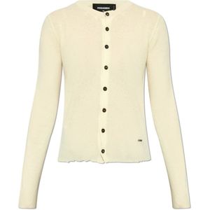 Dsquared2, Dames, Truien, Geel, Maat: M Wol,