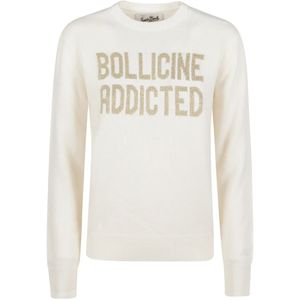 MC2 Saint Barth, Dames, Truien, Beige, Maat: L Wol,