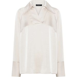 Bruuns Bazaar, Dames, Blouses & Shirts, Beige, Maat: XS