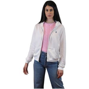 Ralph Lauren, Dames, Sweatshirts & Hoodies, Wit, Maat: S Katoen,