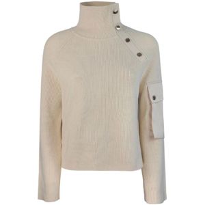 Liu Jo, Dames, Truien, Wit, Maat: L Viscose,