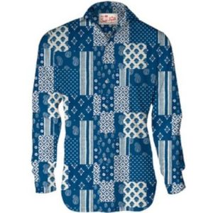 MC2 Saint Barth, Heren, Overhemden, Blauw, Maat: M