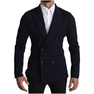 Dolce & Gabbana, Heren, Jassen, Blauw, Maat: L