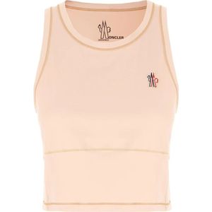 Moncler, Dames, Tops, Roze, Maat: S Nylon,