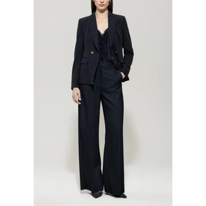 Luisa Cerano, Dames, Broeken, Blauw, Maat: S Gabardine,