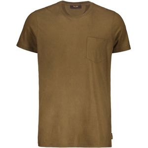 Moorer, Heren, Tops, Groen, Maat: L Katoen,