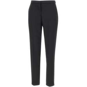 Kaos, Dames, Broeken, Zwart, Maat: M Leer,