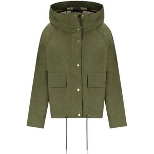 Barbour, Dames, Jassen, Groen, Maat: XL Katoen,