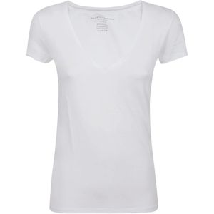Majestic Filatures, Dames, Tops, Wit, Maat: S Katoen,