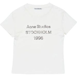 Acne Studios, Dames, Tops, Wit, Maat: S/M Katoen,