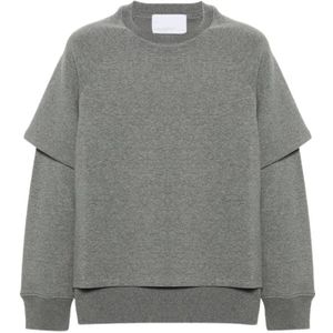 Neil Barrett, Heren, Sweatshirts & Hoodies, Grijs, Maat: S Katoen,