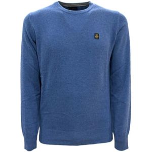 RefrigiWear, Heren, Truien, Blauw, Maat: S Wol,