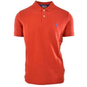U.s. Polo Assn., Heren, Tops, Oranje, Maat: L Katoen,