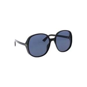 Dior Stijlvolle zonnebril met 2 jaar garantie , Black , Dames , Maat: 62 MM