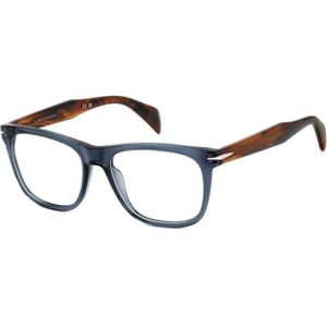 Eyewear by David Beckham, Heren, Accessoires, Blauw, Maat: 52 MM