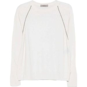 D.Exterior, Dames, Truien, Wit, Maat: M Wol,