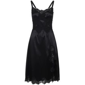 Dolce & Gabbana, Dames, Jurken, Zwart, Maat: XS