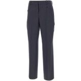 BOSS - TILDA9 - Stoffen Broek - Regular Fit - Zuivere Scheerwol - Gestreept