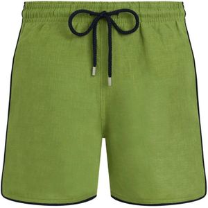 Vilebrequin, Heren, Badkleding, Groen, Maat: M Linnen,