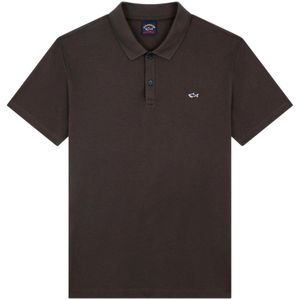 Paul & Shark, Heren, Tops, Bruin, Maat: L Katoen,