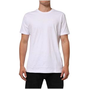 Dolce & Gabbana, Heren, Tops, Wit, Maat: 2XL Katoen,