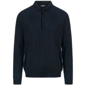 K-Way, Heren, Truien, Blauw, Maat: L Wol,