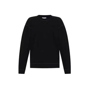 Ganni Sweatshirt met logo , Black , Dames , Maat: 2Xs/Xs