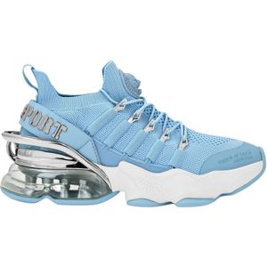 Plein Sport, unisex, Schoenen, Blauw, Maat: 35 EU Vinyl,