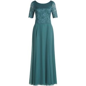 Vera Mont - Cocktailjurk - Groen - Kanten en Chiffon