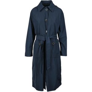 Herno, Dames, Mantels, Blauw, Maat: XS Nylon,