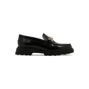 Dior Zwarte Leren Loafer Schoenen Ss22 , Black , Dames , Maat: 36 1/2 EU