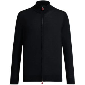 Kiton, Heren, Truien, Blauw, Maat: 2XL Wol,