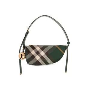 Burberry Schild Mini schoudertas , Green , Dames , Maat: ONE Size