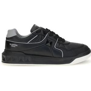 Valentino Garavani, Heren, Schoenen, Zwart, Maat: 42 1/2 EU Leer,