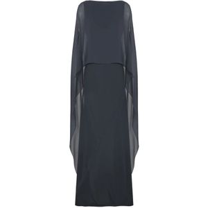 Cortana, Dames, Jurken, Blauw, Maat: S Zijde,