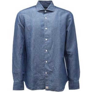 Sonrisa, Heren, Overhemden, Blauw, Maat: XL Katoen,