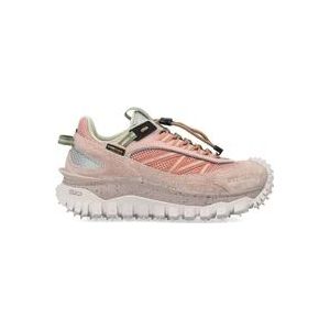 Moncler Roze Trailgrip Sneakers , Pink , Dames , Maat: 39 1/2 EU