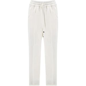 Kiton, Dames, Broeken, Wit, Maat: XS Zijde,