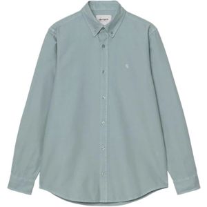 Carhartt Wip, Heren, Overhemden, Groen, Maat: S Katoen,