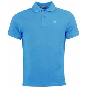 Barbour, Heren, Tops, Blauw, Maat: M Katoen,