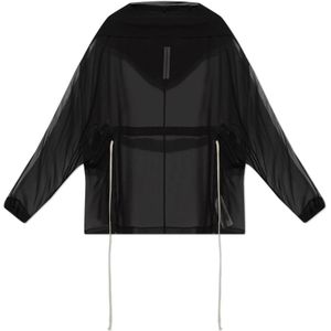 Rick Owens, Heren, Sweatshirts & Hoodies, Zwart, Maat: S Zijde,